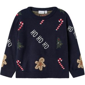 Gebreide Trui - Kerst - Regular Fit - Lange Mouwen - Ronde Hals