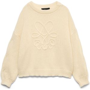 VERO MODA Trui 'VMVILLA'  wit