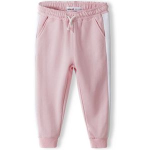 MINOTI Broek  lichtroze / wit
