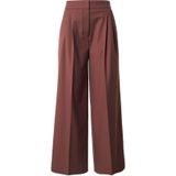 HUGO Bandplooibroek 'Horesa'  donkerbruin