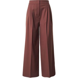 HUGO Bandplooibroek 'Horesa'  donkerbruin