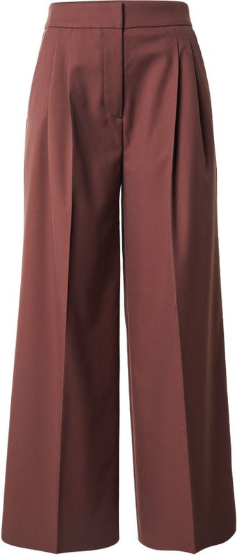 HUGO Bandplooibroek 'Horesa'  donkerbruin