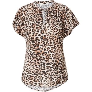 b.young Blouse 'BYMMJOELLA'  beige / lichtbruin / zwart