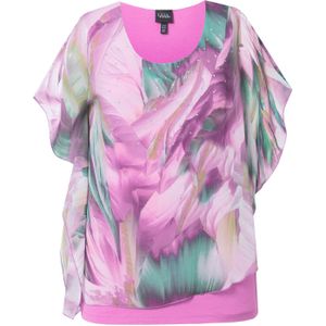 Ulla Popken Blouse  turquoise / lichtlila