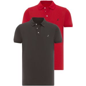 Moxx Paris Shirt 'ROTTERDAM'  bruin / rood