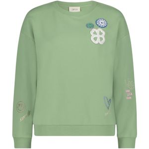 Cartoon Sweatshirt  mintgroen