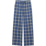 Superdry - Check Elastic Dress Pants - Ruitbroek - Wijde Pasvorm - Katoen