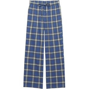 Superdry - Check Elastic Dress Pants - Ruitbroek - Wijde Pasvorm - Katoen