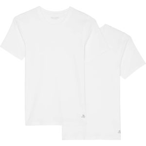 Marc O'Polo Shirt 'Essentials'  zwart / wit