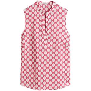 Marc O'Polo Blouse  fuchsia / wit