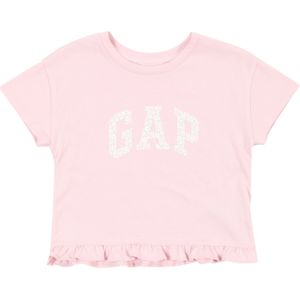 GAP Shirt  rosa / wit