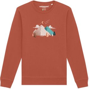 Watapparel Sweatshirt 'Night & Clouds'  lichtbruin / gemengde kleuren