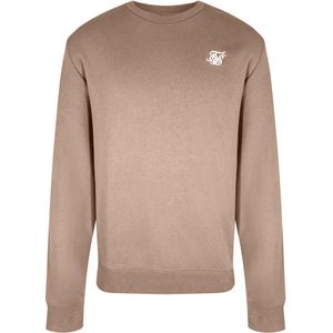 SikSilk Sweatshirt  lichtbruin / wit