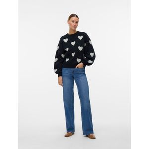 Vmfoaloe - Gebreide Pullover - O-hals - Lange Mouwen - Regular Fit