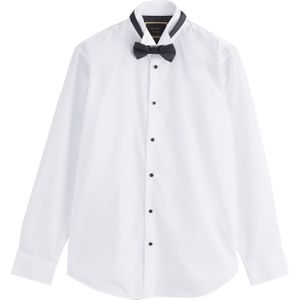 Next - Zakelijk Overhemd - Navy - Effen - Lange Mouw