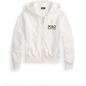 Polo Ralph Lauren Sweatvest 'ISLAND'  curry / zwart / wit