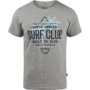 BLEND Shirt 'Califo'  blauw / grijs / zwart