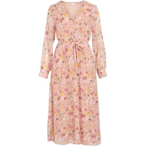VILA Jurk 'VIFALIA'  geel / groen / rosa / pastelroze