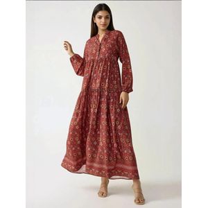 Hiccup Blousejurk  lichtroze / rood / donkerrood