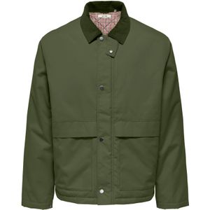 Only & Sons Tussenjas 'ONSKOSMO'  olijfgroen