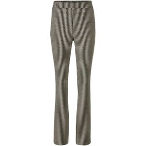 MADELEINE Broek  grafiet / wit