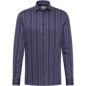 Eterna - Overhemd - Navy - Slim fit - NON IRON (strijkvrij)
