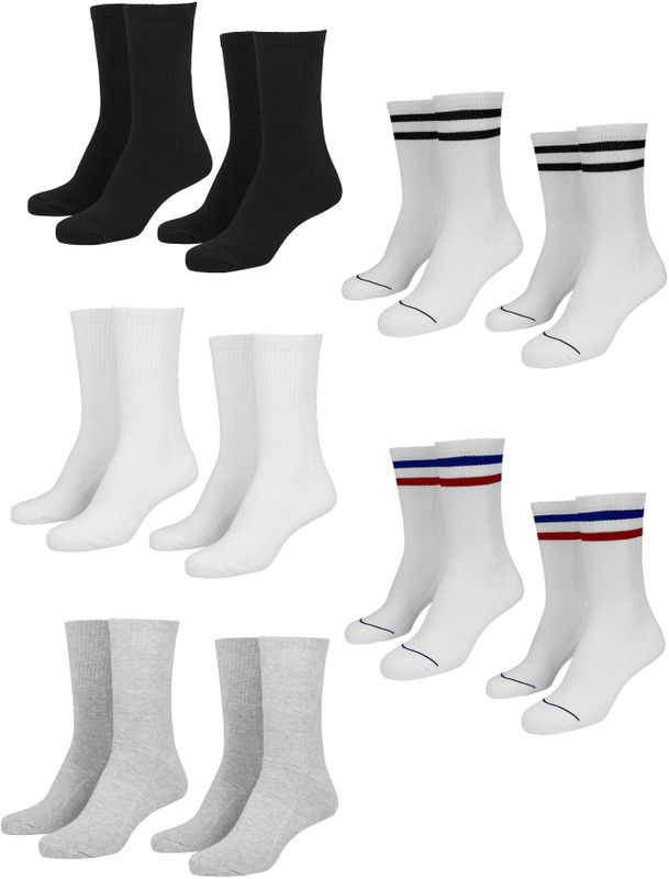 Urban Classics - Sporty Sokken - 10 Paren - Katoen en Spandex