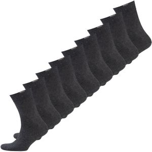 Nur Der Sokken ' Passt Perfekt '  grijs gemêleerd
