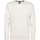 Petrol Industries - Sweatshirt - Wit - Normale Pasvorm - Lange Mouw