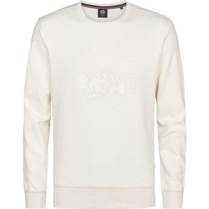 Petrol Industries - Sweatshirt - Wit - Normale Pasvorm - Lange Mouw
