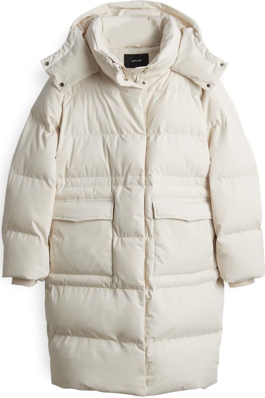 OPUS - Hallusi - Gewatteerde Jas - Crème - Waterafstotend
