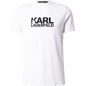 Karl Lagerfeld Shirt  zwart / wit