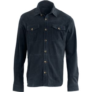 18N62 Overhemd 'NEFran'  donkerblauw
