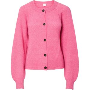 YAS Gebreid vest 'YASJOHI'  lichtroze