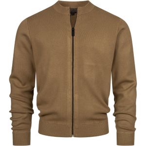 INDICODE JEANS Gebreid vest 'Laos'  camel