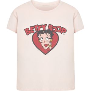 F4NT4STIC Shirt 'Betty Boop Love Red Dress'  oudroze / rood