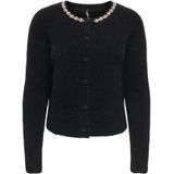 ONLY - ONLViva - Gebreid Vest - Zwart