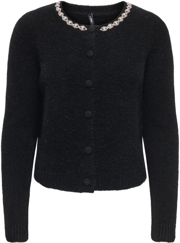 ONLY - ONLViva - Gebreid Vest - Zwart