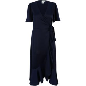 YAS Tall Jurk 'THEA'  donkerblauw