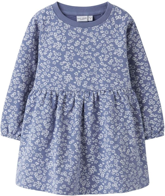 Jurk - Print - Regular Fit - Lange Mouwen - Ronde Hals