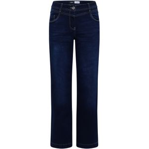 Cecil - Neele - Jeans - Donkerblauw - Loose Fit - High Waist - Wide Legs