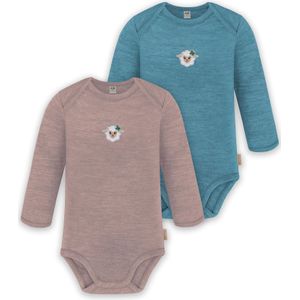 normani Rompertje/body 'Auckland'  blauw / gemengde kleuren / rosa