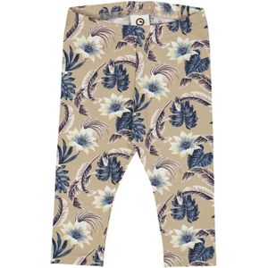Müsli by GREEN COTTON - Leggings - Donkerbeige - Bloemenprint