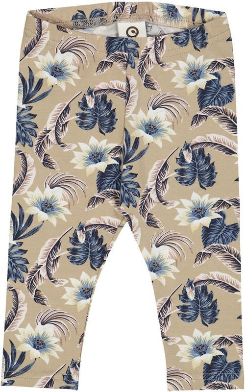 Müsli by GREEN COTTON - Leggings - Donkerbeige - Bloemenprint