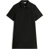 TOMMY HILFIGER - Jurk - Zwart - Korte Lengte - Polokraag