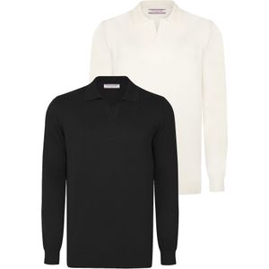 Felix Hardy Trui  zwart / wit