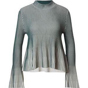 Ted Baker Trui  lichtbeige / donkergroen
