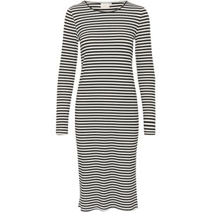 Kaffe Jurk  zwart / wit