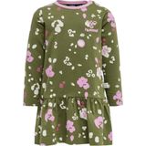 Hummel - Alisa Dress Longsleeve - Jurk - Capulet Olive - 80