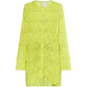 IZIA Gebreid vest 'Lomasi'  limoen